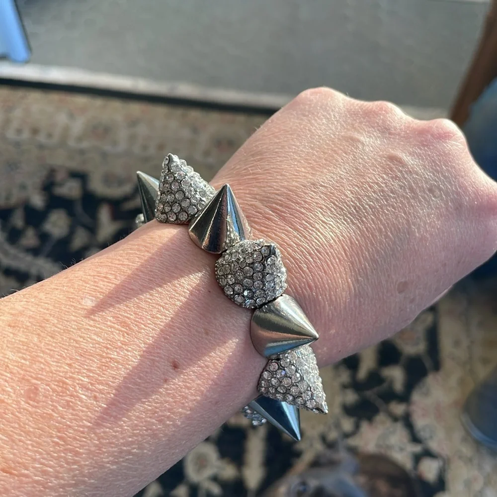 Spiky Rhinestone Bracelet - Picture 4 of 6
